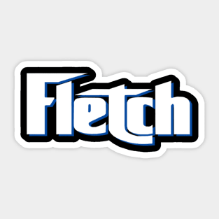 Fletch small logo 1985 Sticker
